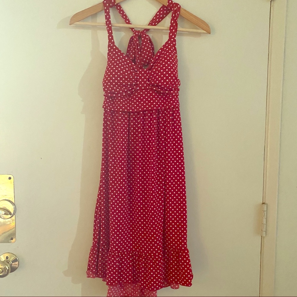🔥SOLD🔥Charlotte Russe Red Polka Dot Dress